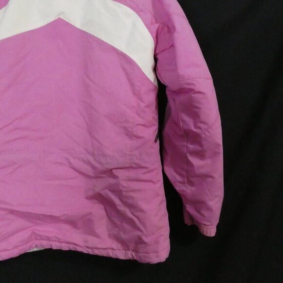 COLUMBIA SPORTSWEAR | women's medium | Vibrant Pink Winter Jacket | White Detail - Picture 13 of 16
